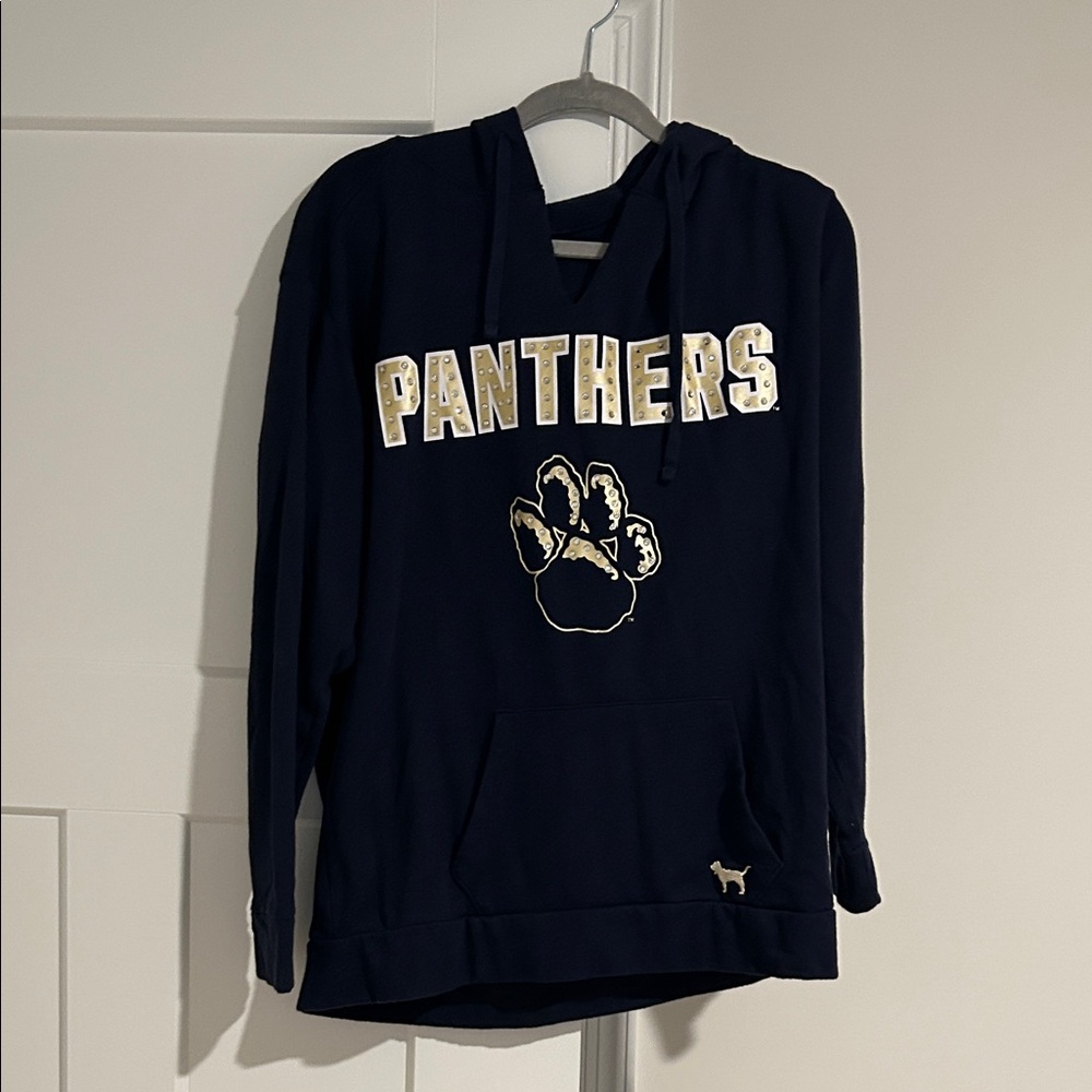 PINK Victoria's Secret Navy Panthers women’s hoodie